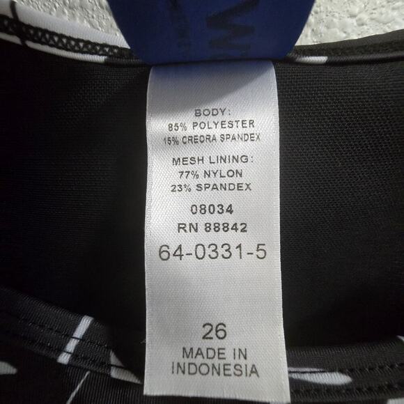 Swim365 Longer Length Short-Sleeve Swim Tunic Size 26 Built In Bra Beachy - Picture 8 of 14